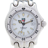 タグホイヤー セル 腕時計 WG1310-2 クオーツ ホワイト文字盤 ステンレススチール レディース TAG HEUER 【中古】